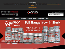 Tablet Screenshot of echosupplements.com